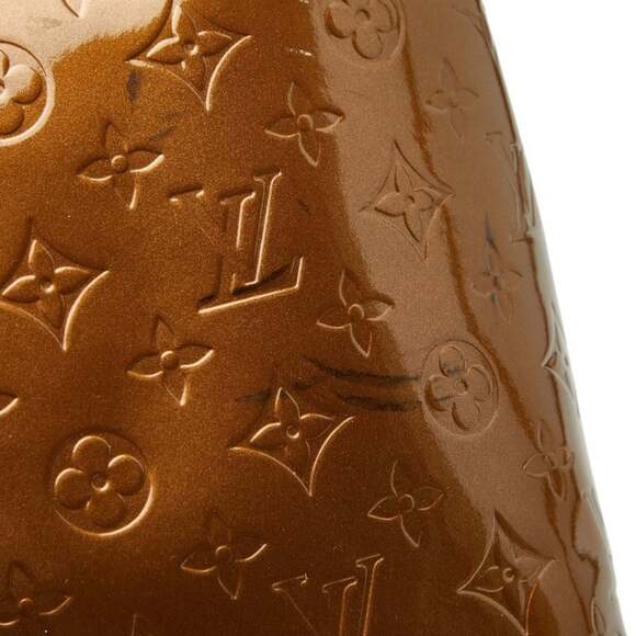 LOUIS VUITTON Brown Monogram Leather Tote Bag